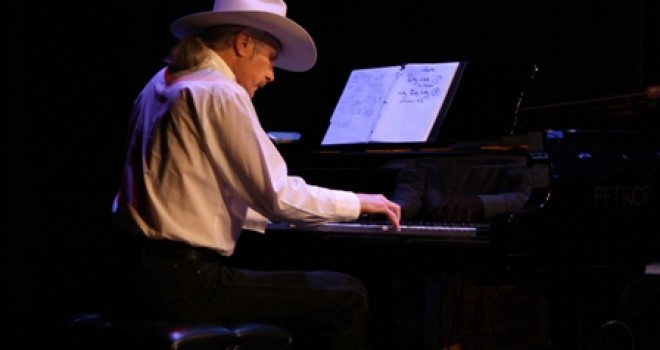 Cowboy pianist steps into the spotlight