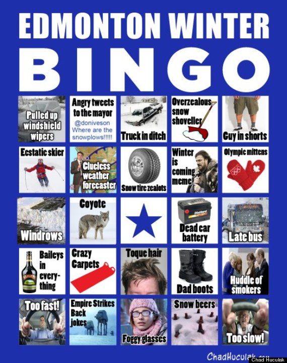 Winter Bingo Edmonton