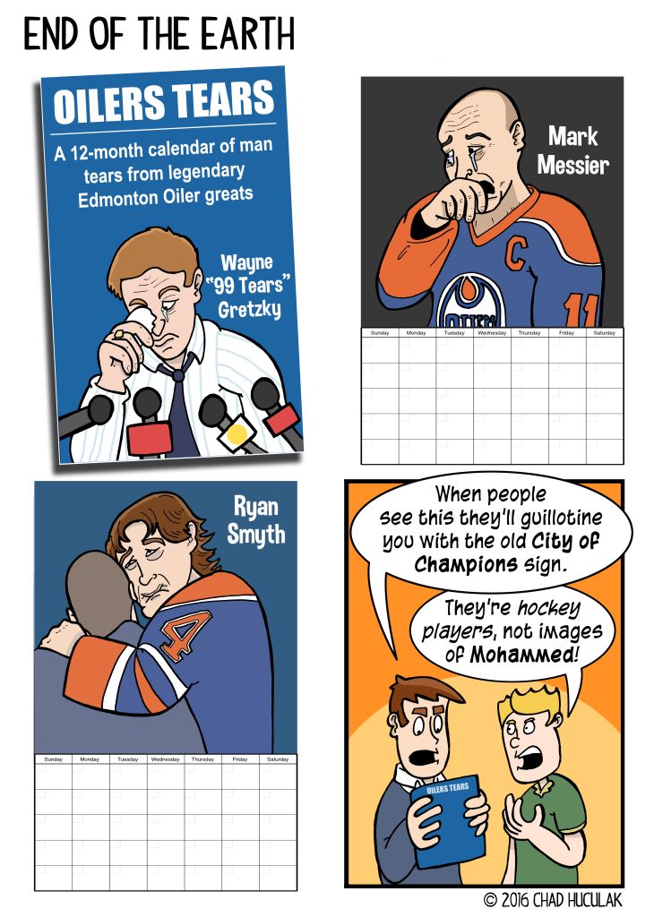 Edmonton Oilers crying hockey GigCity