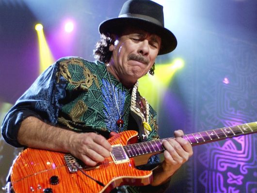 Carlos Santana GigCity Guitar Face Edmonton